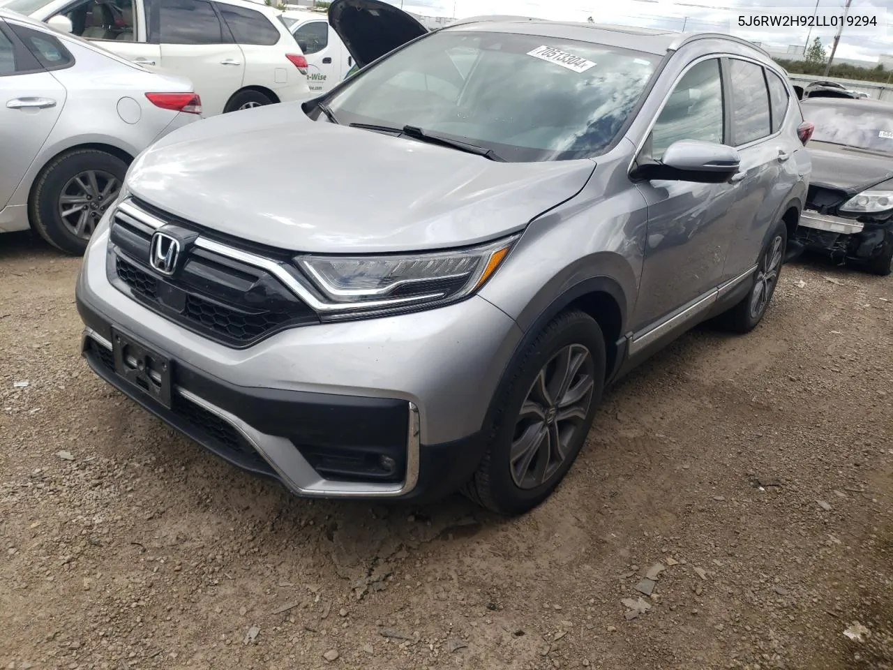 2020 Honda Cr-V Touring VIN: 5J6RW2H92LL019294 Lot: 70513304