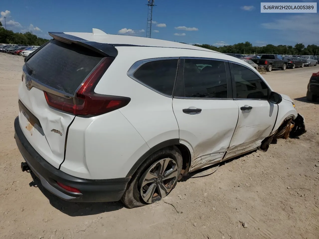 2020 Honda Cr-V Lx VIN: 5J6RW2H20LA005389 Lot: 70647424