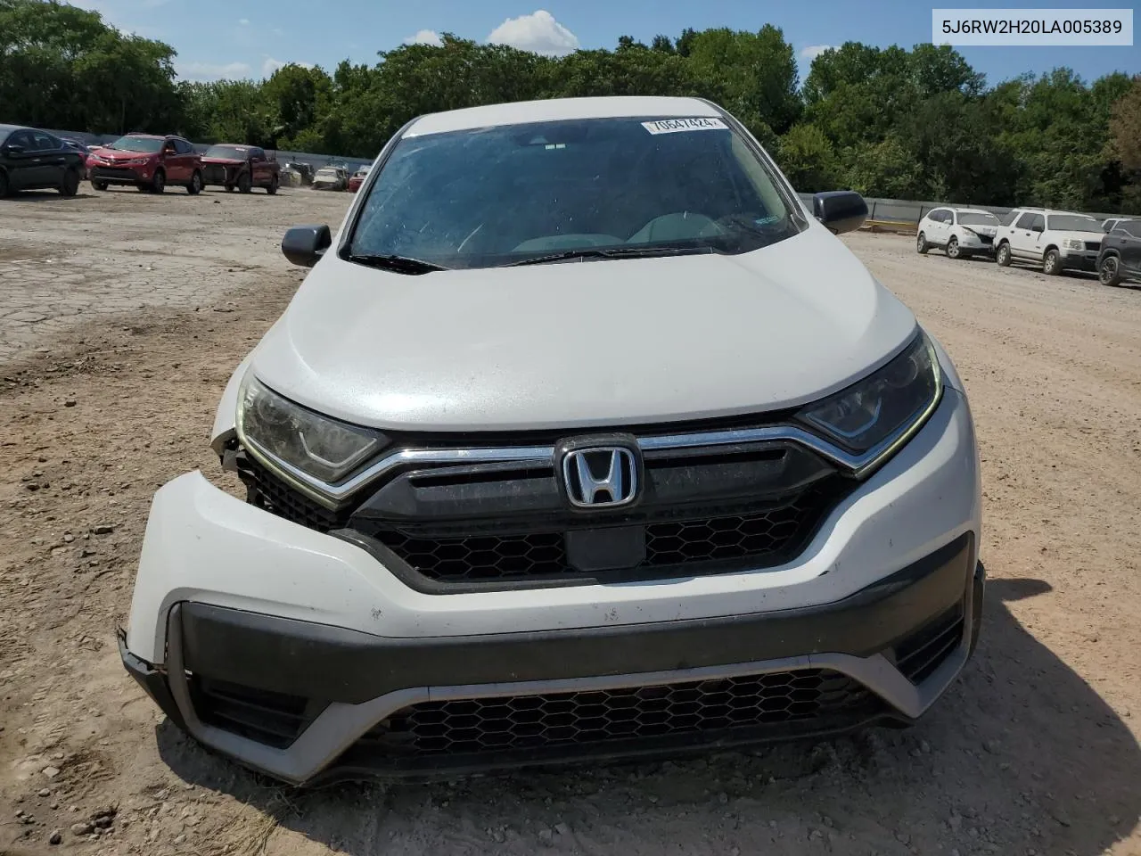 2020 Honda Cr-V Lx VIN: 5J6RW2H20LA005389 Lot: 70647424