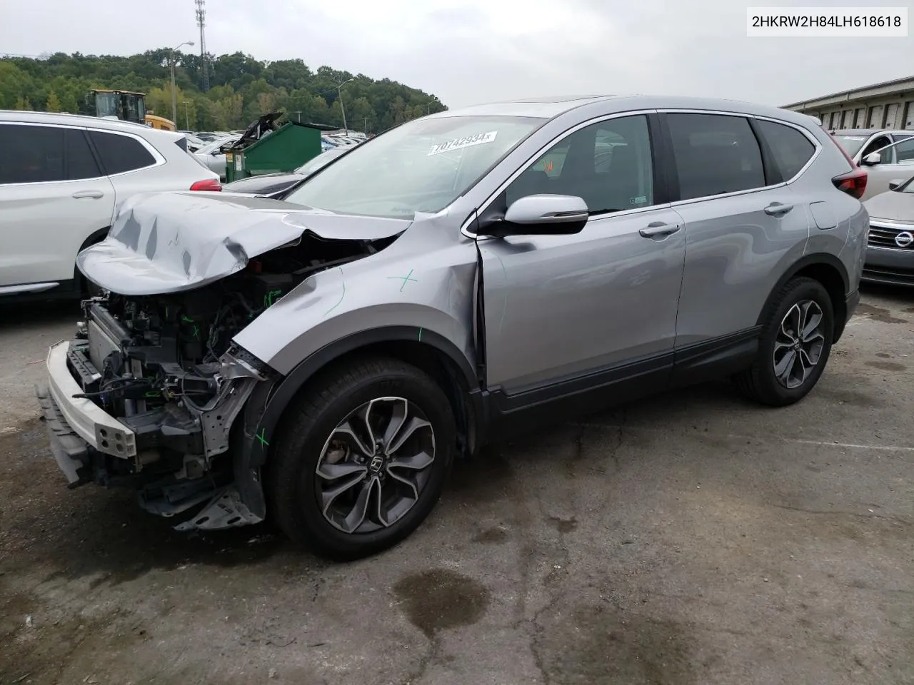 2020 Honda Cr-V Exl VIN: 2HKRW2H84LH618618 Lot: 70742934