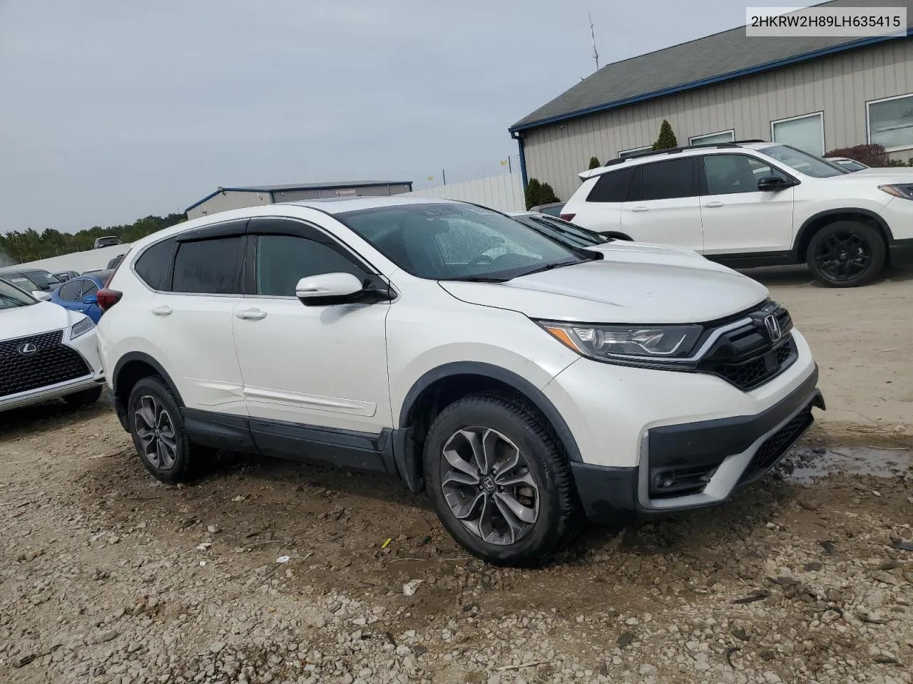 2020 Honda Cr-V Exl VIN: 2HKRW2H89LH635415 Lot: 70816294