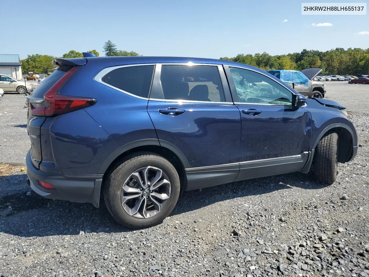 2020 Honda Cr-V Exl VIN: 2HKRW2H88LH655137 Lot: 71157774