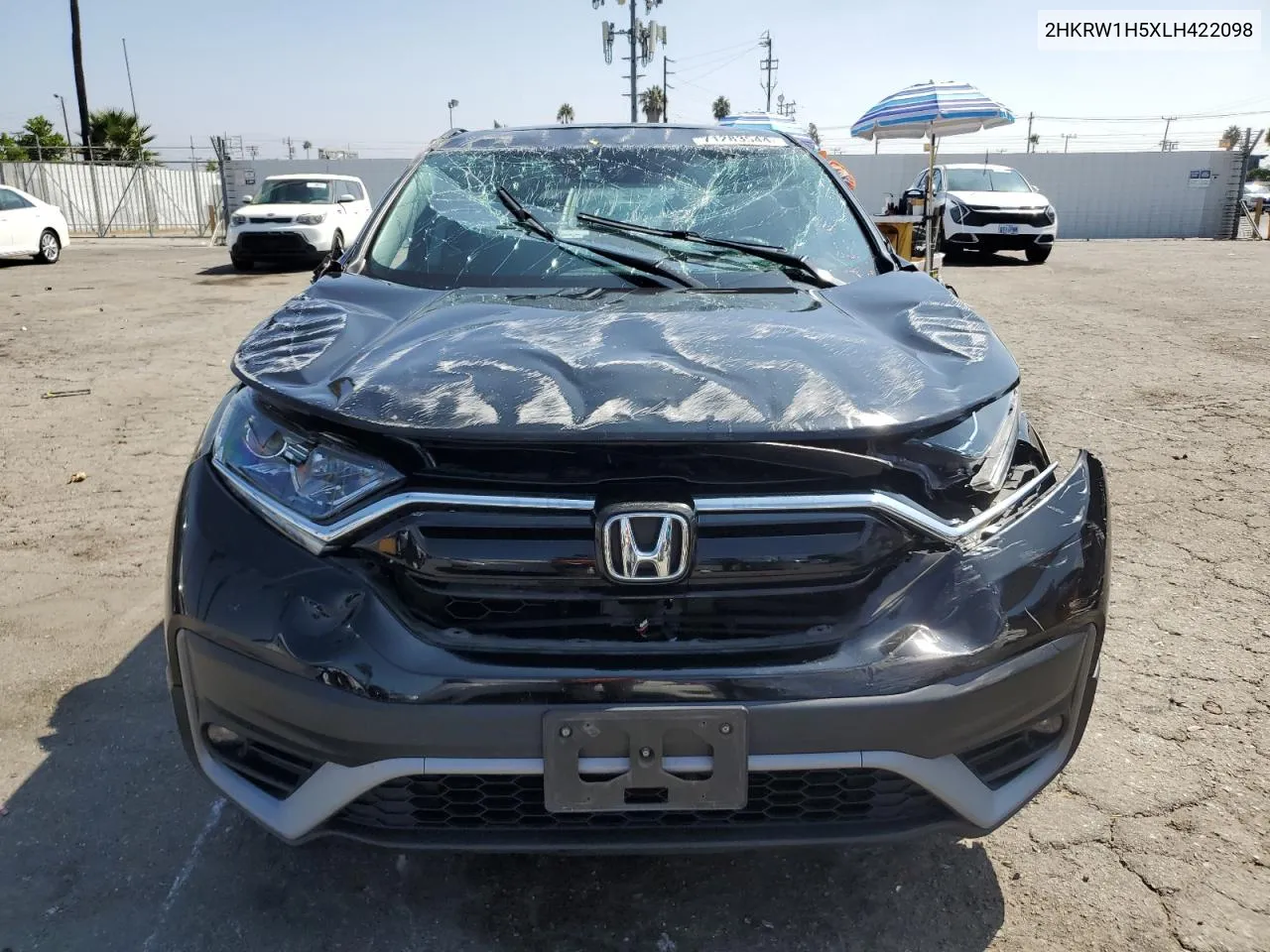 2020 Honda Cr-V Ex VIN: 2HKRW1H5XLH422098 Lot: 71283544