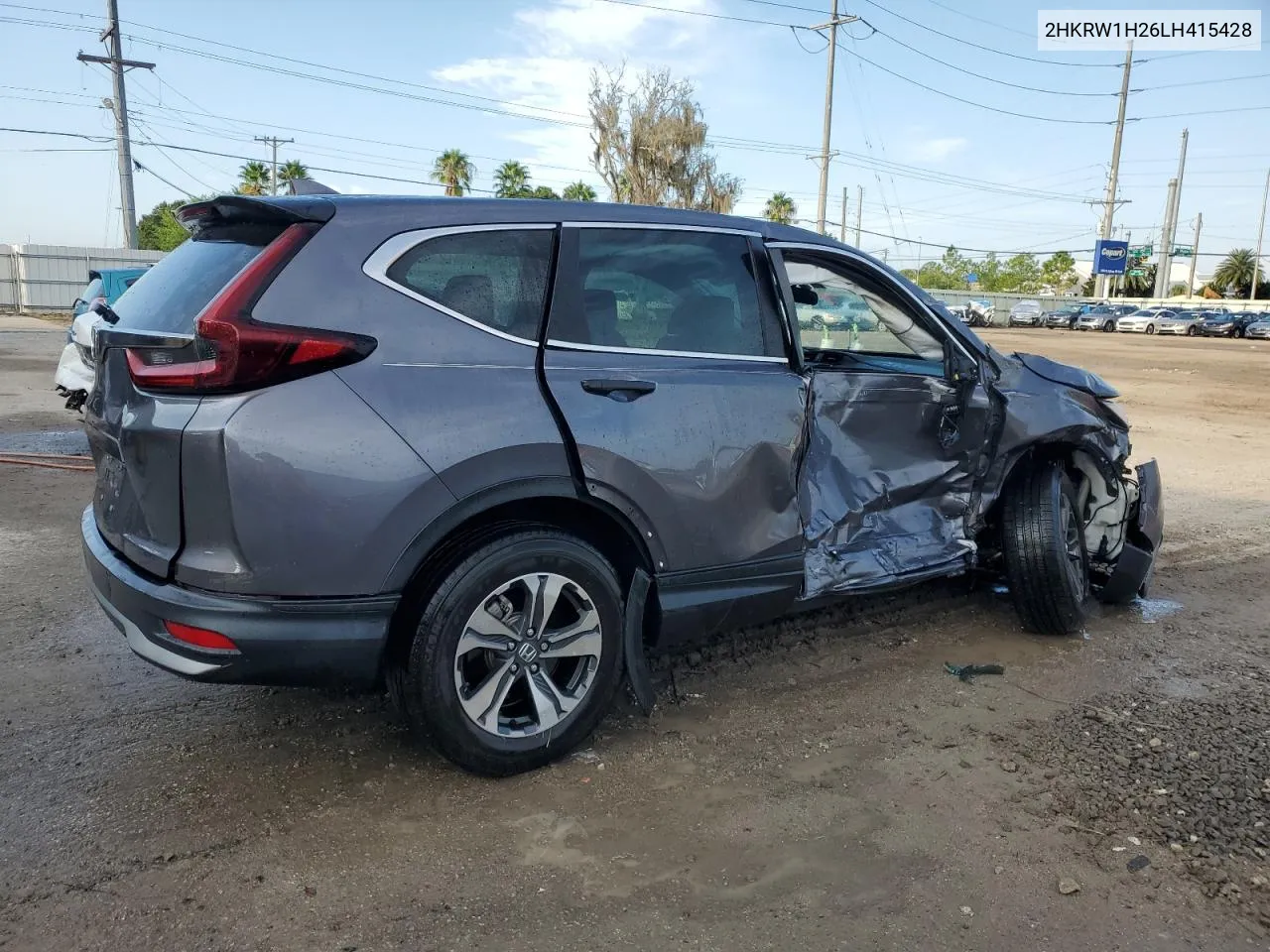 2020 Honda Cr-V Lx VIN: 2HKRW1H26LH415428 Lot: 71538204