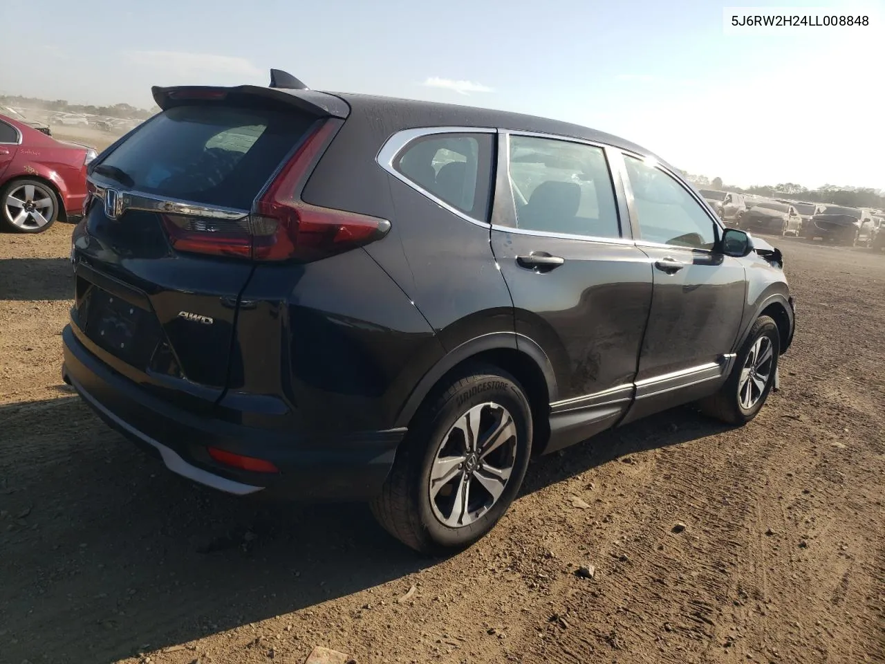 2020 Honda Cr-V Lx VIN: 5J6RW2H24LL008848 Lot: 71573504