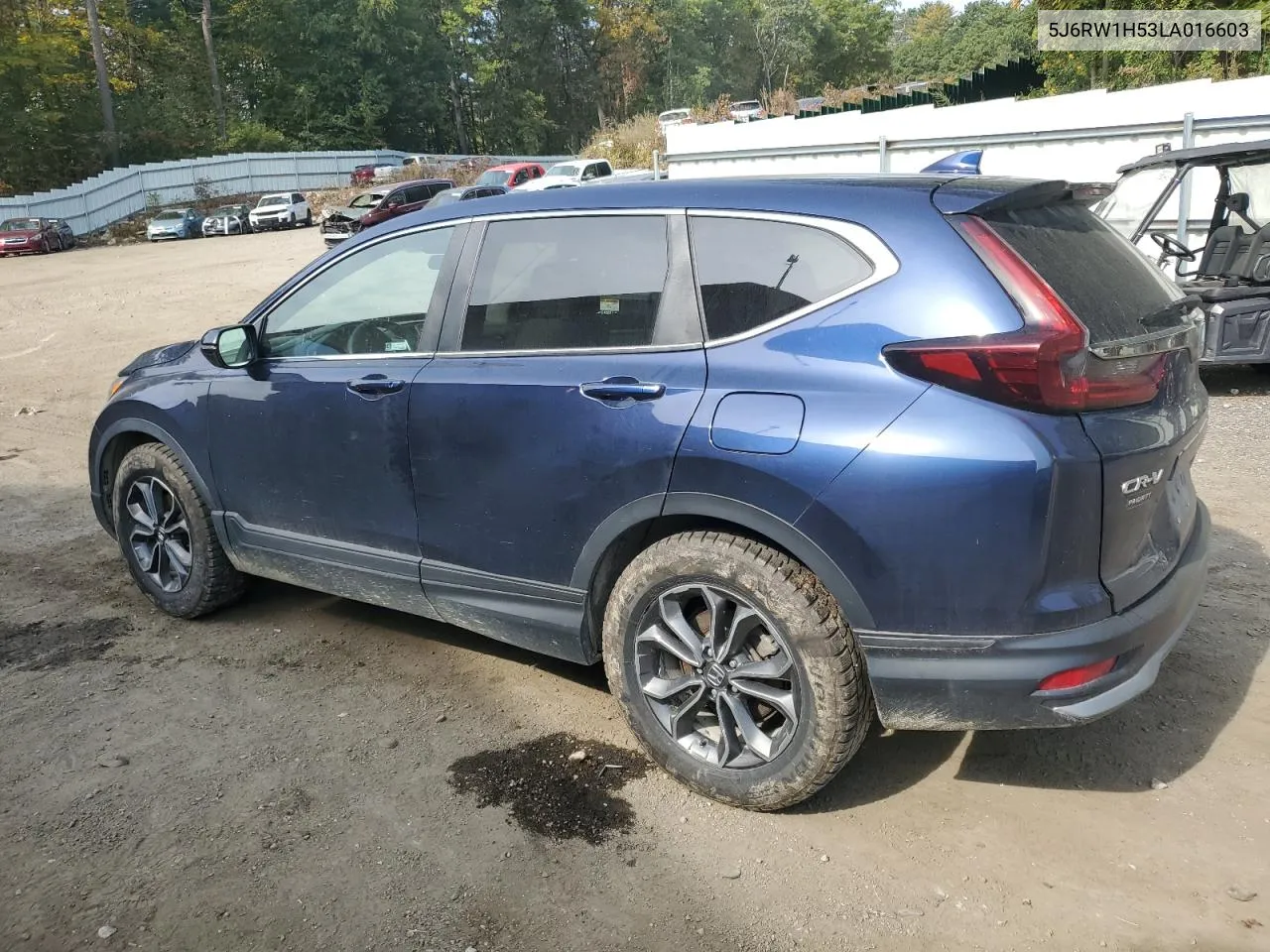 2020 Honda Cr-V Ex VIN: 5J6RW1H53LA016603 Lot: 71845144