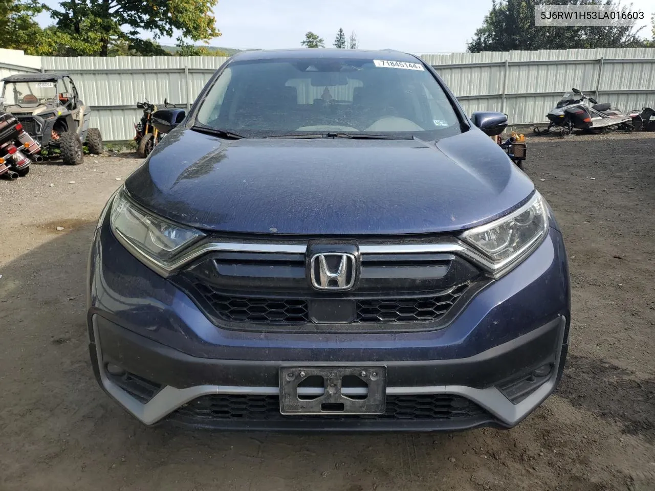 2020 Honda Cr-V Ex VIN: 5J6RW1H53LA016603 Lot: 71845144