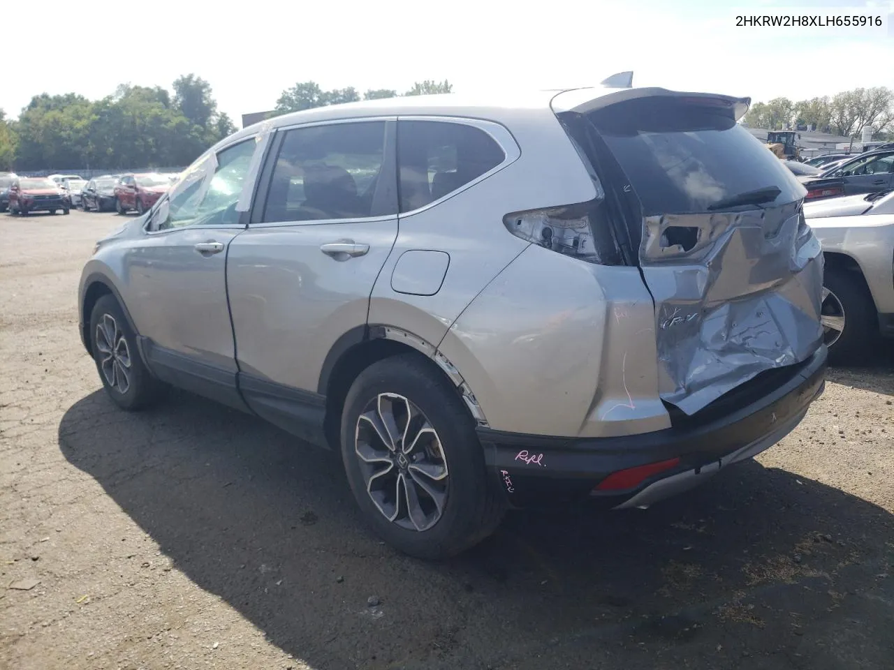 2020 Honda Cr-V Exl VIN: 2HKRW2H8XLH655916 Lot: 71922054