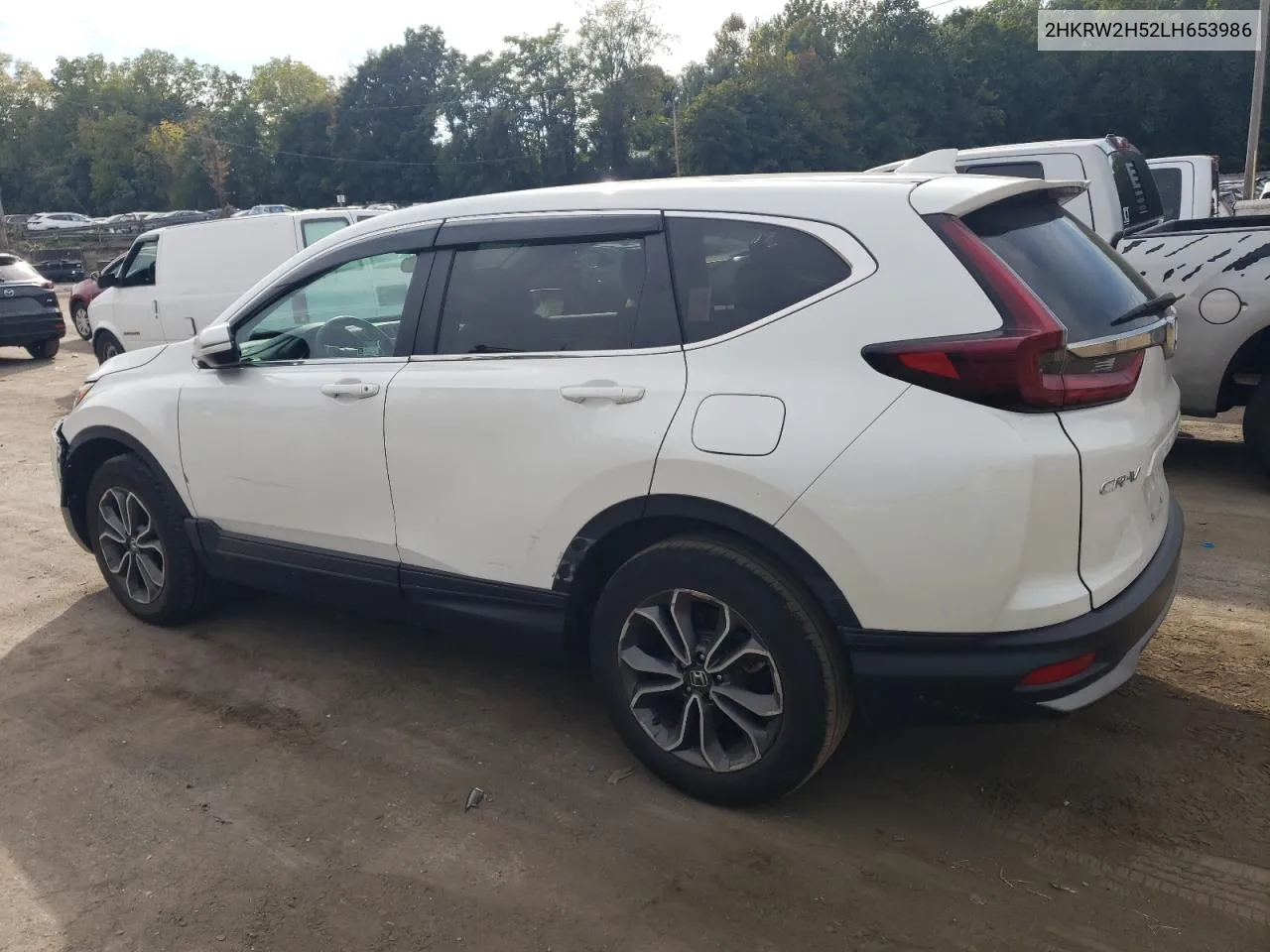 2020 Honda Cr-V Ex VIN: 2HKRW2H52LH653986 Lot: 71927864