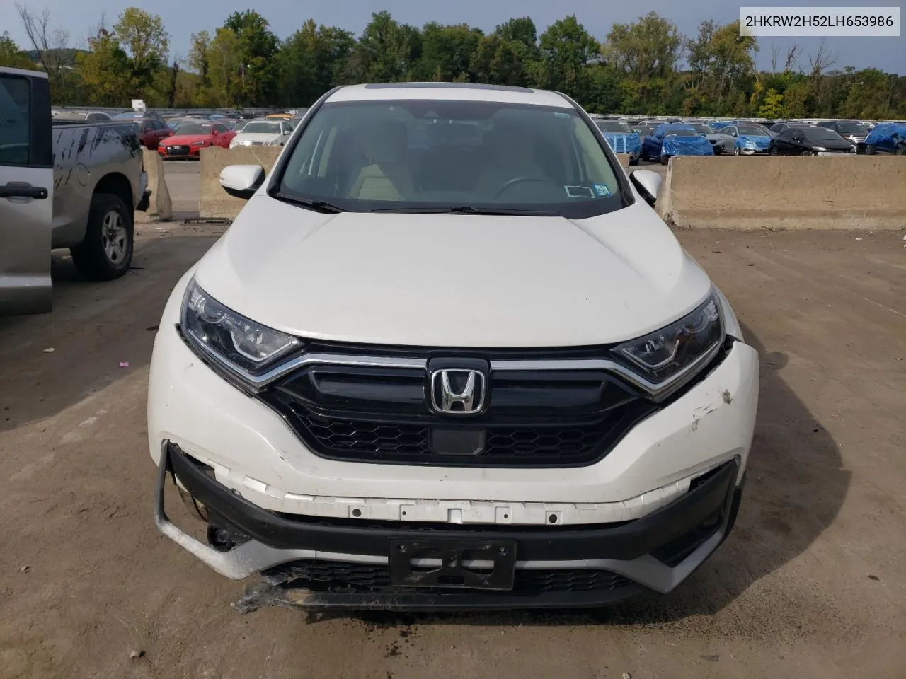 2020 Honda Cr-V Ex VIN: 2HKRW2H52LH653986 Lot: 71927864