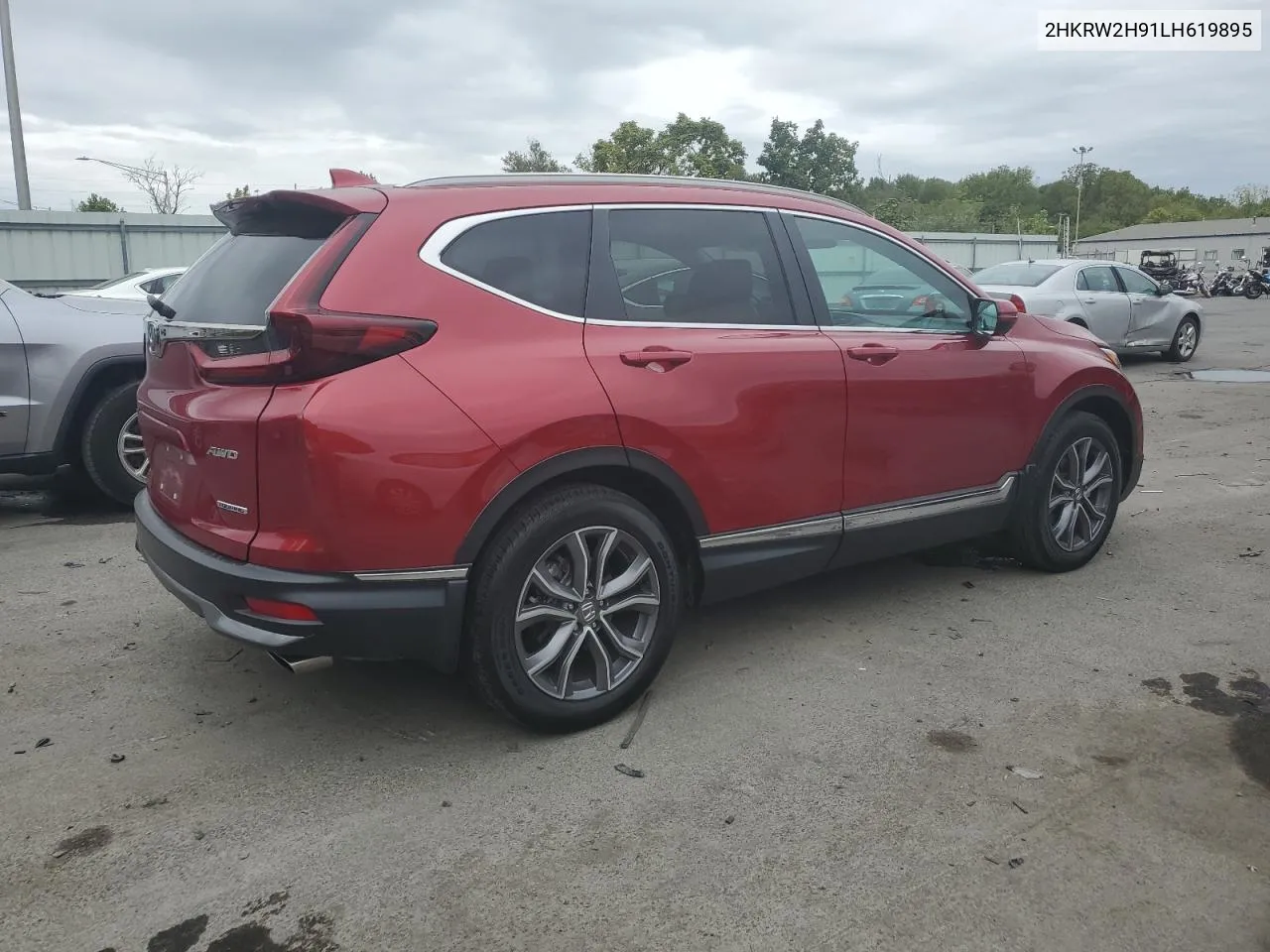 2020 Honda Cr-V Touring VIN: 2HKRW2H91LH619895 Lot: 72060874