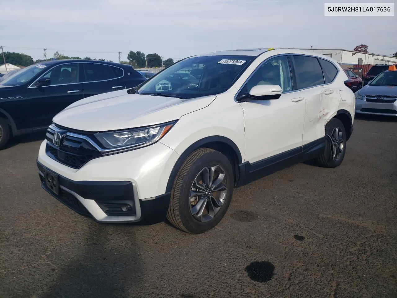 2020 Honda Cr-V Exl VIN: 5J6RW2H81LA017636 Lot: 72071684