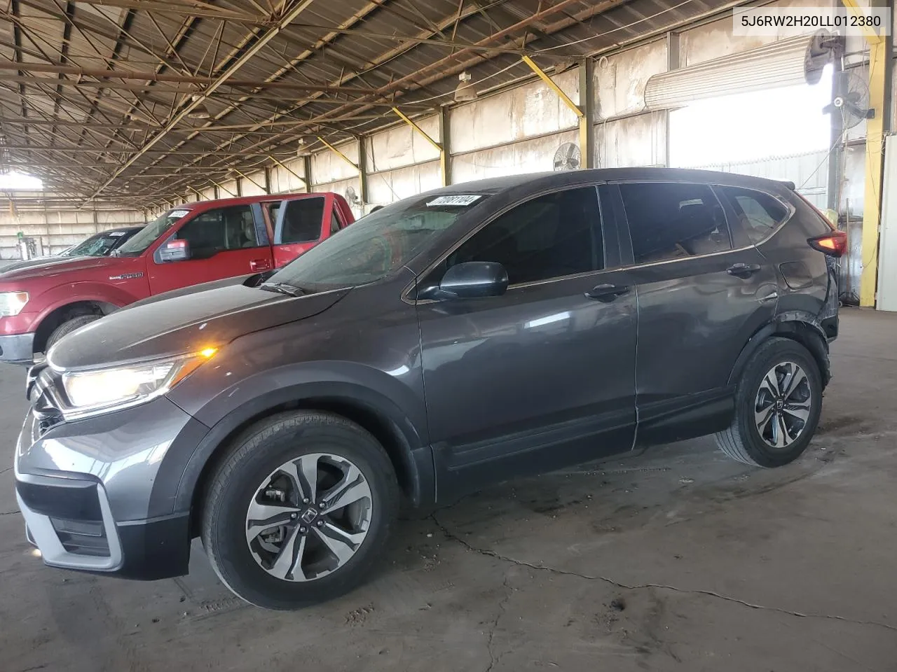 2020 Honda Cr-V Lx VIN: 5J6RW2H20LL012380 Lot: 72081104