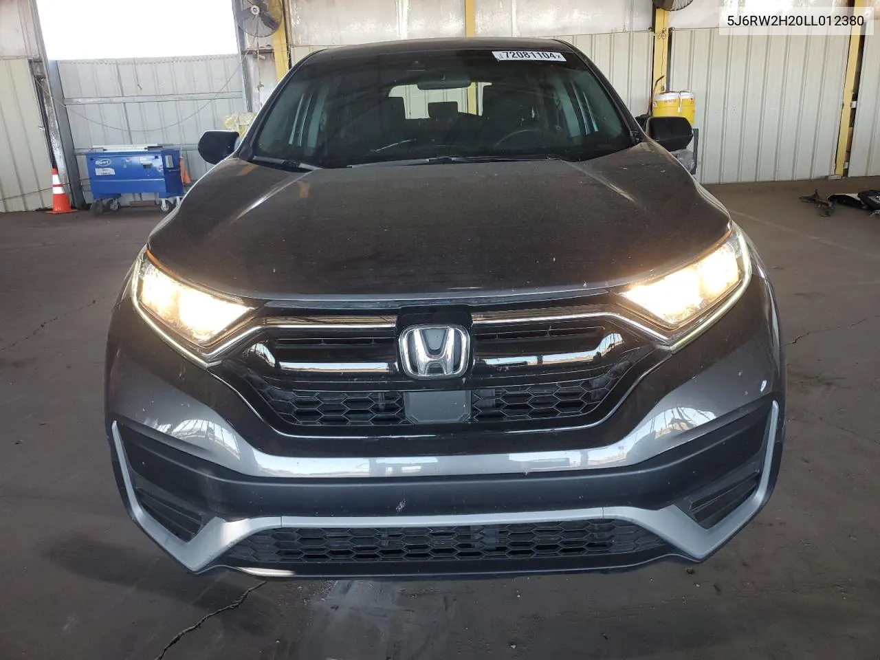 2020 Honda Cr-V Lx VIN: 5J6RW2H20LL012380 Lot: 72081104