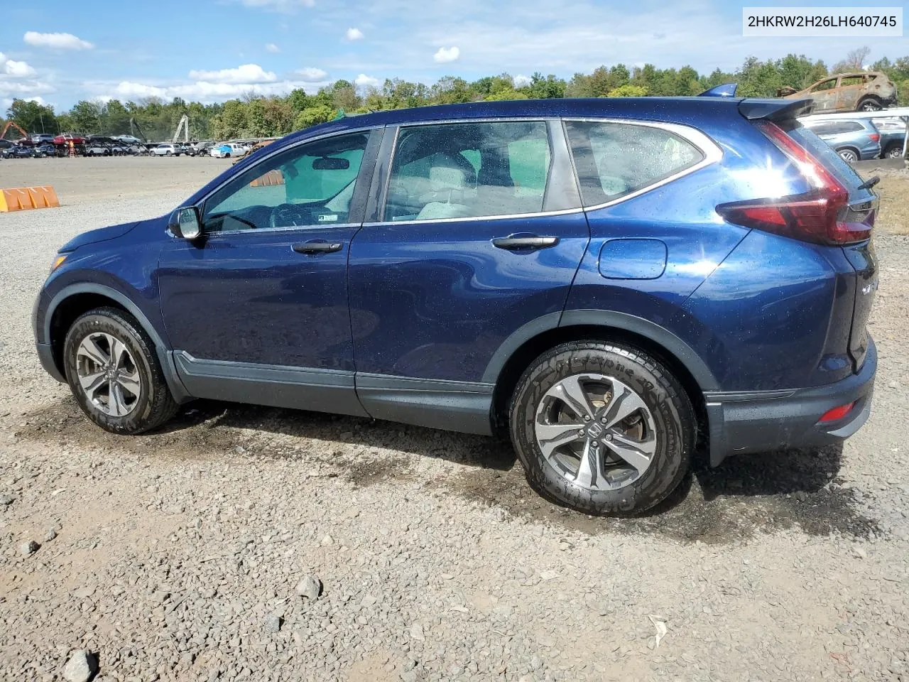 2020 Honda Cr-V Lx VIN: 2HKRW2H26LH640745 Lot: 72342714