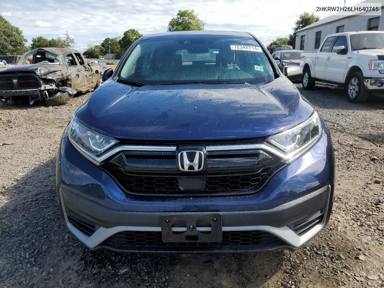 2020 Honda Cr-V Lx VIN: 2HKRW2H26LH640745 Lot: 72342714