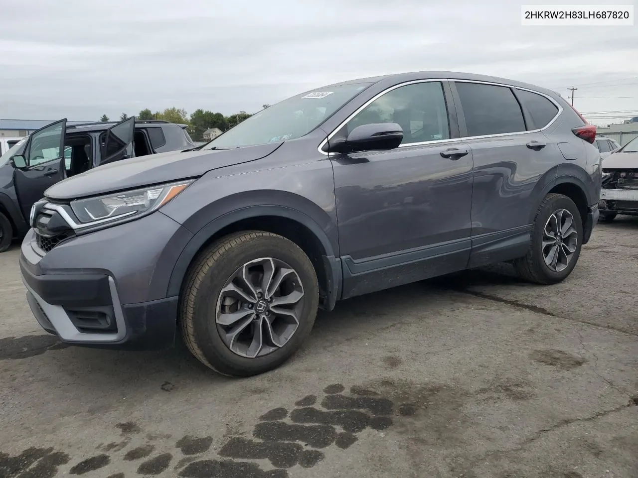 2020 Honda Cr-V Exl VIN: 2HKRW2H83LH687820 Lot: 72525364