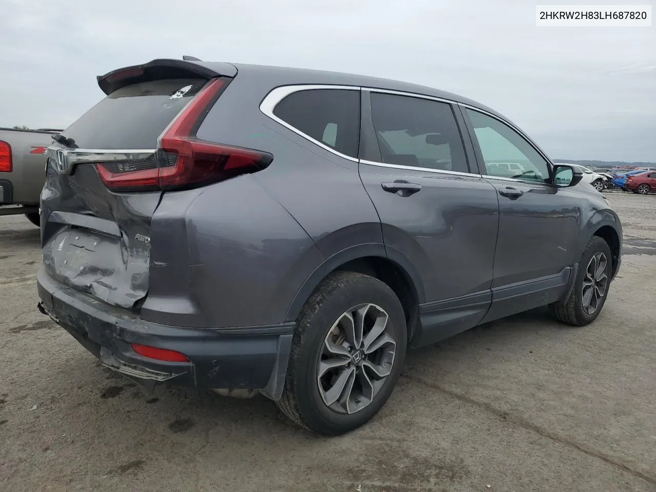 2020 Honda Cr-V Exl VIN: 2HKRW2H83LH687820 Lot: 72525364