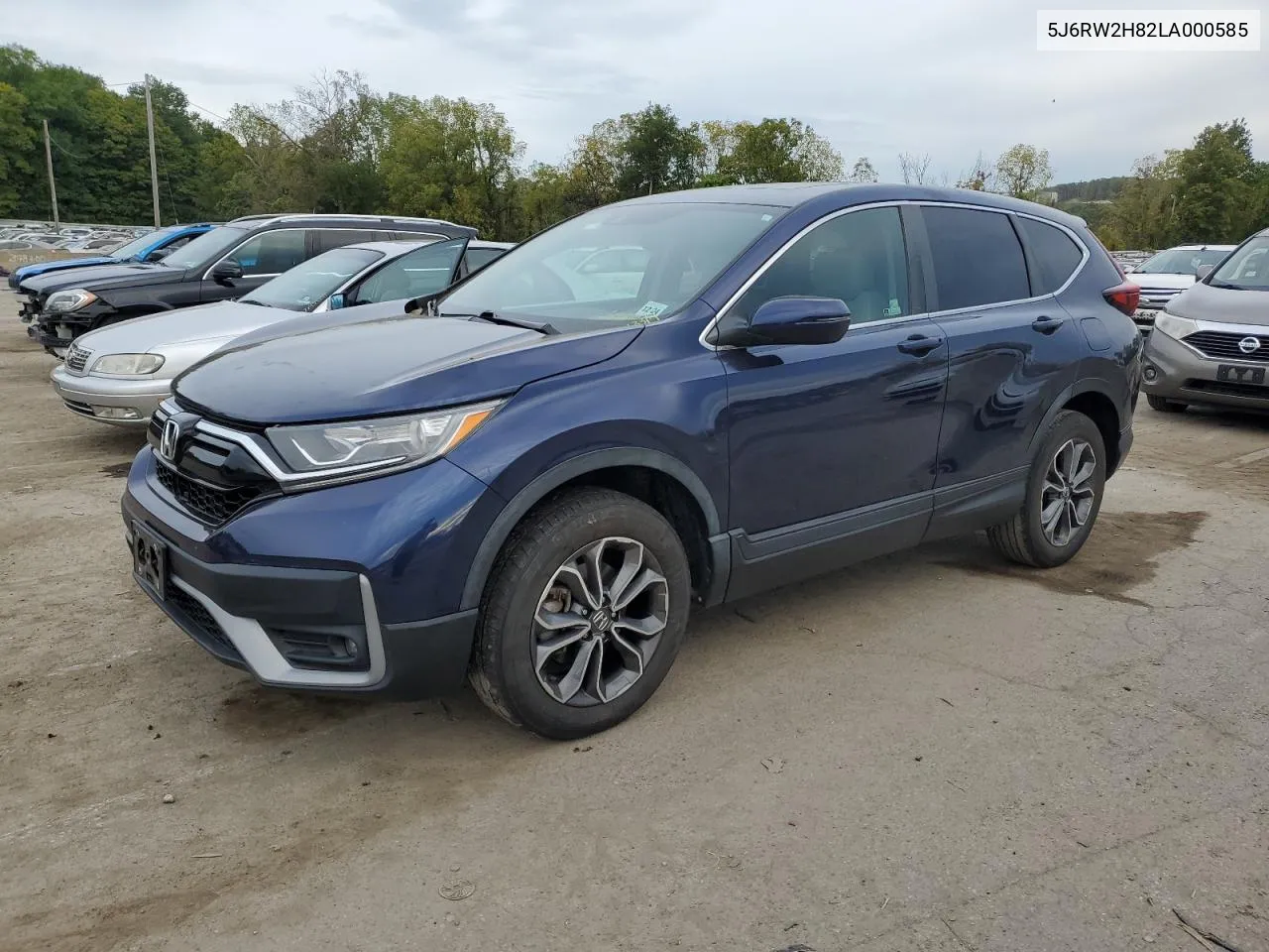 2020 Honda Cr-V Exl VIN: 5J6RW2H82LA000585 Lot: 72543314