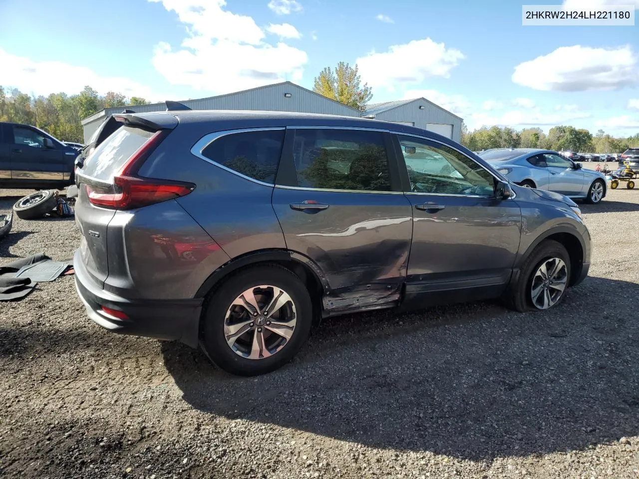 2020 Honda Cr-V Lx VIN: 2HKRW2H24LH221180 Lot: 72952624