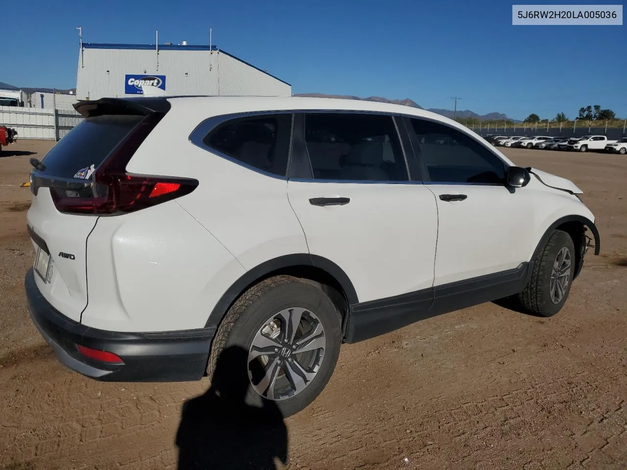 2020 Honda Cr-V Lx VIN: 5J6RW2H20LA005036 Lot: 72965294