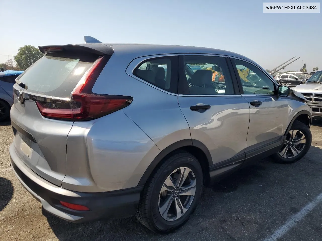 2020 Honda Cr-V Lx VIN: 5J6RW1H2XLA003434 Lot: 72977214