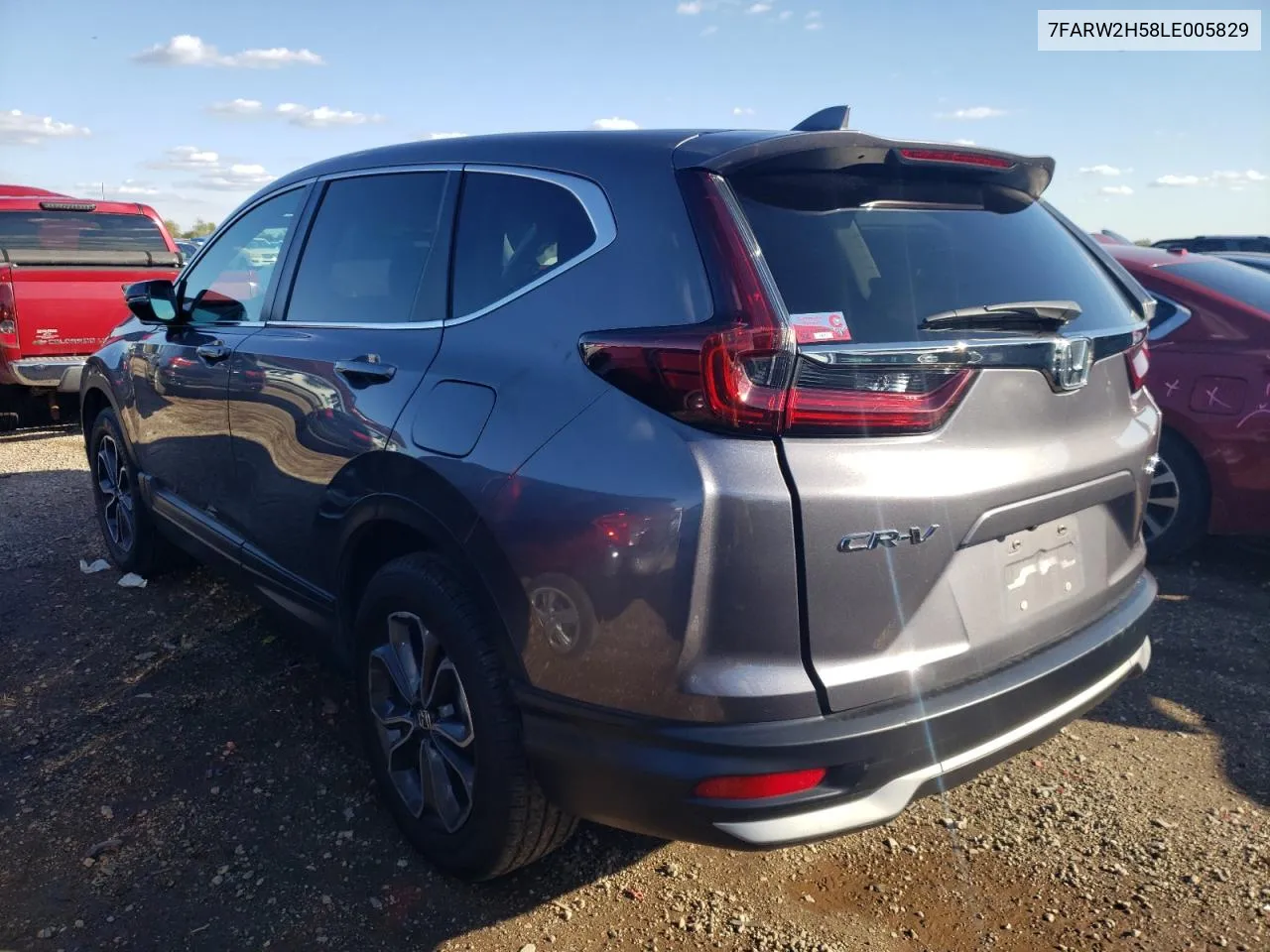 2020 Honda Cr-V Ex VIN: 7FARW2H58LE005829 Lot: 72982394