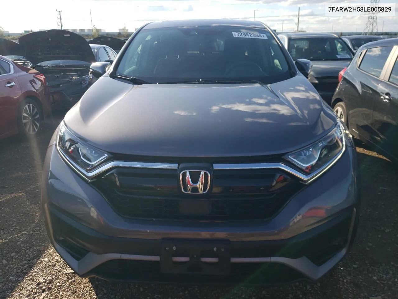 2020 Honda Cr-V Ex VIN: 7FARW2H58LE005829 Lot: 72982394