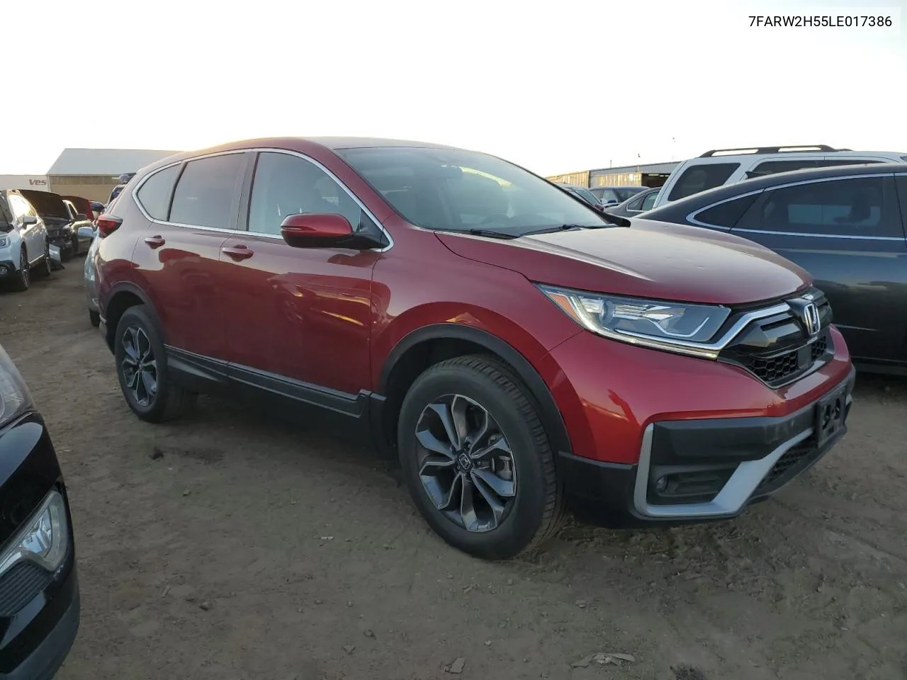 2020 Honda Cr-V Ex VIN: 7FARW2H55LE017386 Lot: 72991744