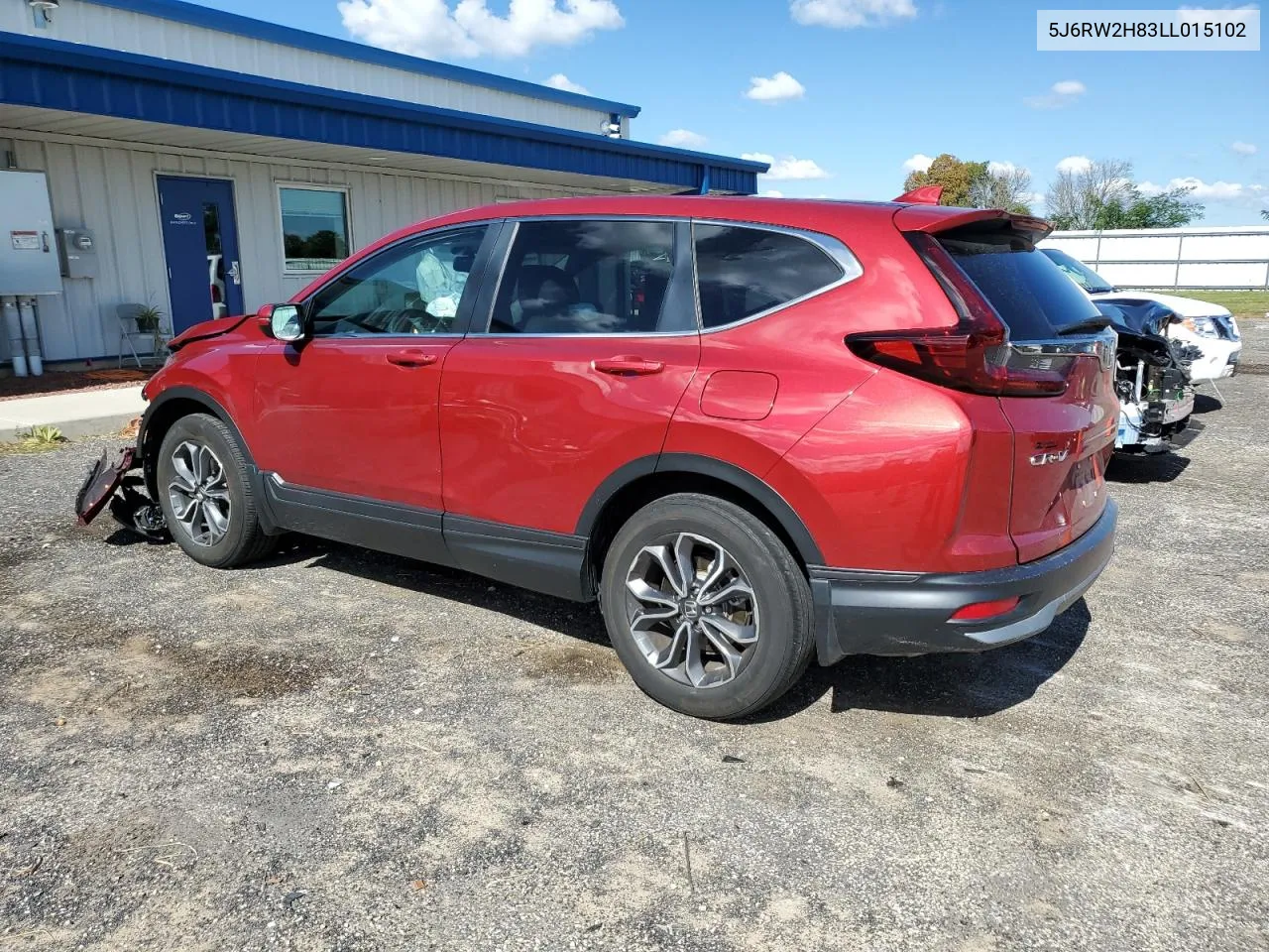 2020 Honda Cr-V Exl VIN: 5J6RW2H83LL015102 Lot: 73110094