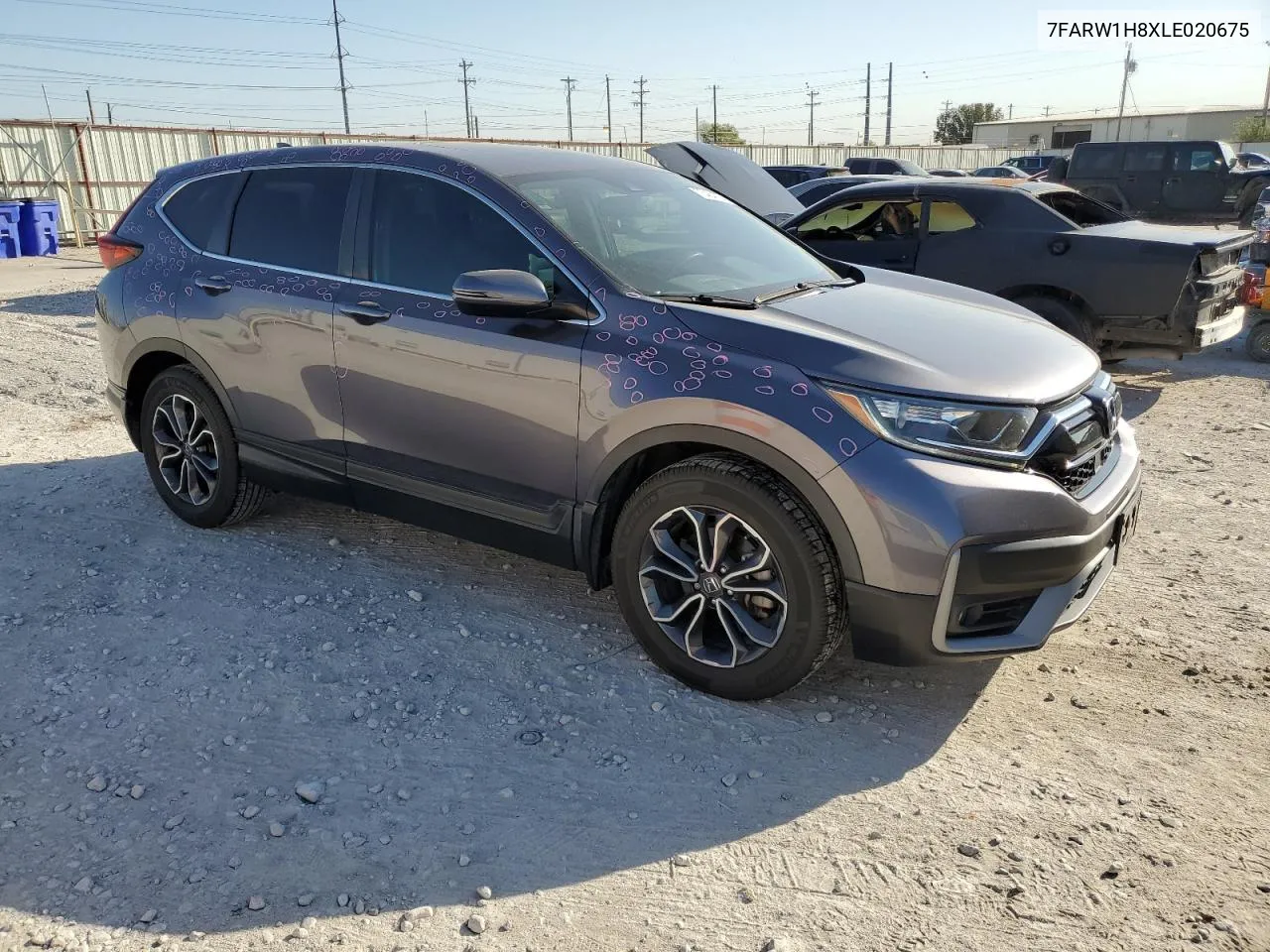 2020 Honda Cr-V Exl VIN: 7FARW1H8XLE020675 Lot: 73464724