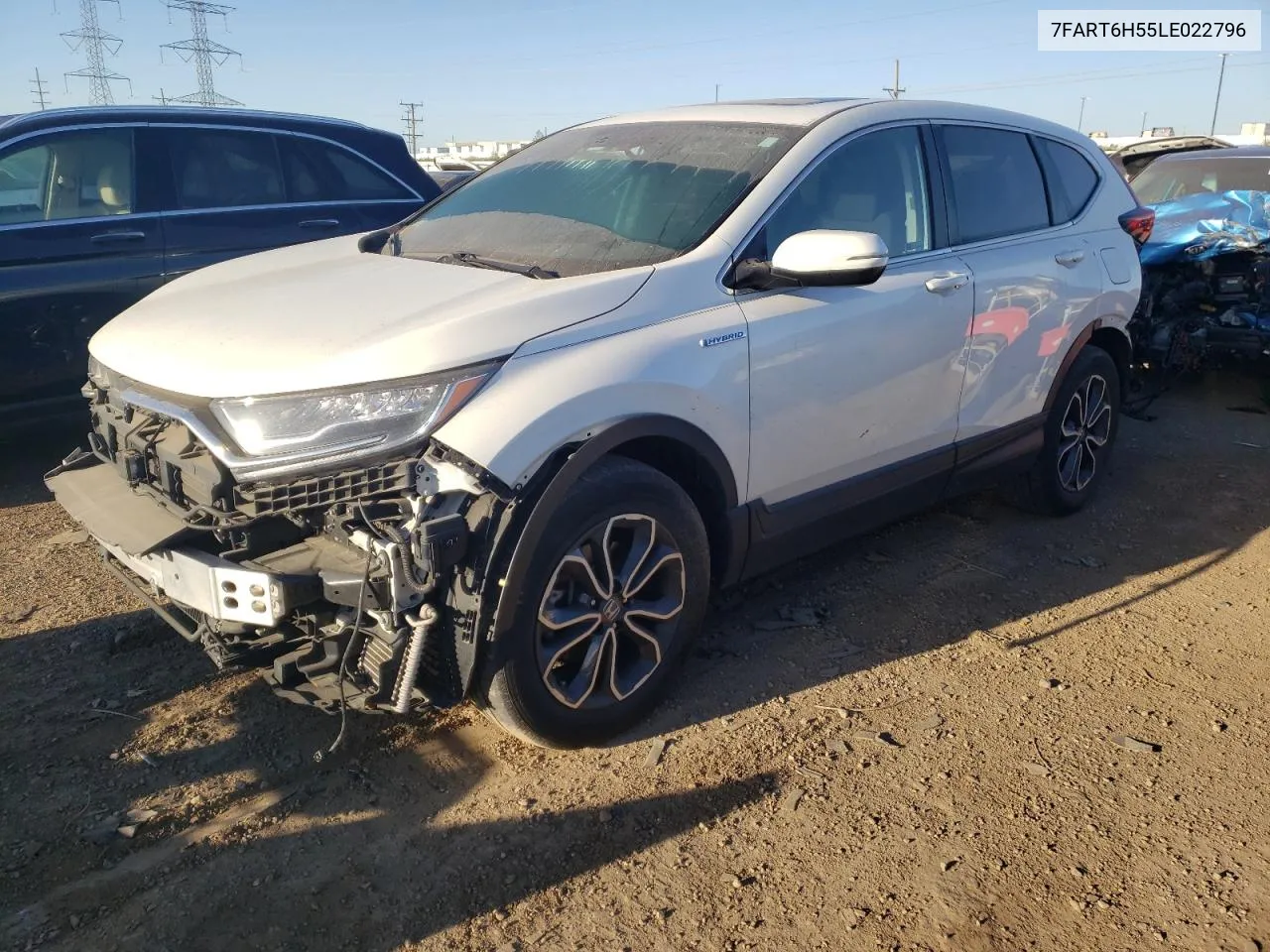 2020 Honda Cr-V Ex VIN: 7FART6H55LE022796 Lot: 73549044