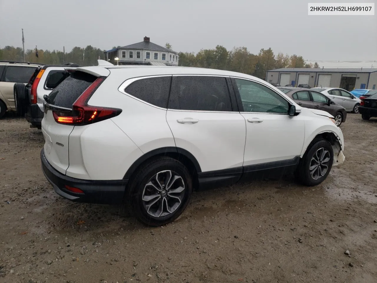 2020 Honda Cr-V Ex VIN: 2HKRW2H52LH699107 Lot: 73582034