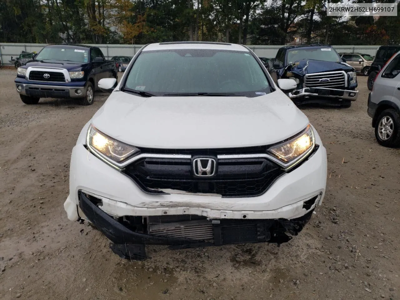 2020 Honda Cr-V Ex VIN: 2HKRW2H52LH699107 Lot: 73582034