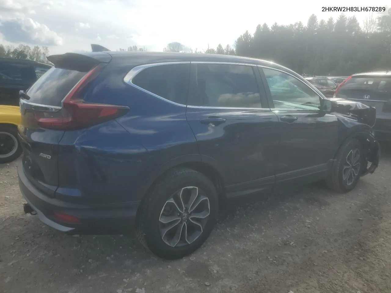 2020 Honda Cr-V Exl VIN: 2HKRW2H83LH678289 Lot: 73661584