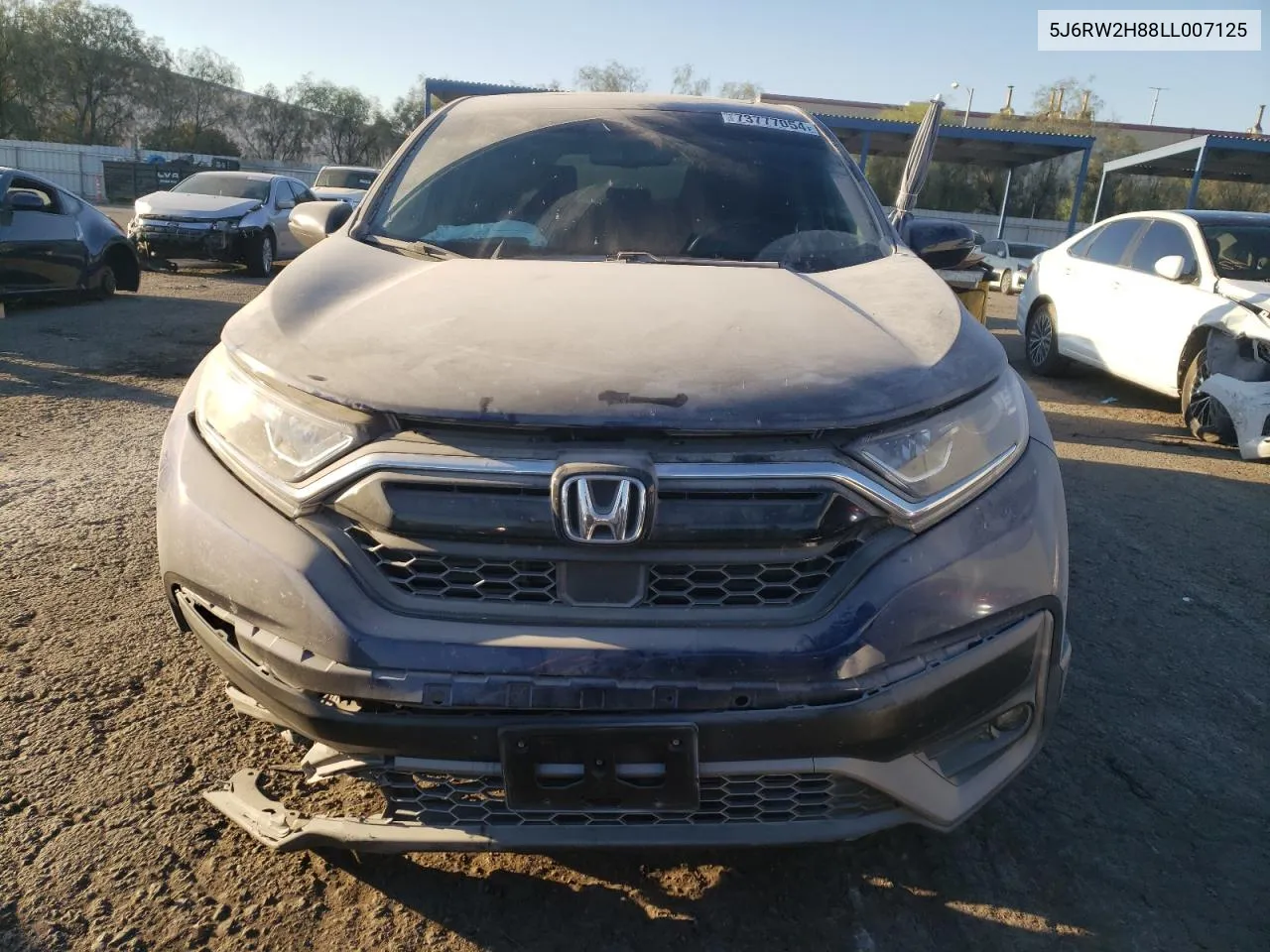 2020 Honda Cr-V Exl VIN: 5J6RW2H88LL007125 Lot: 73777054