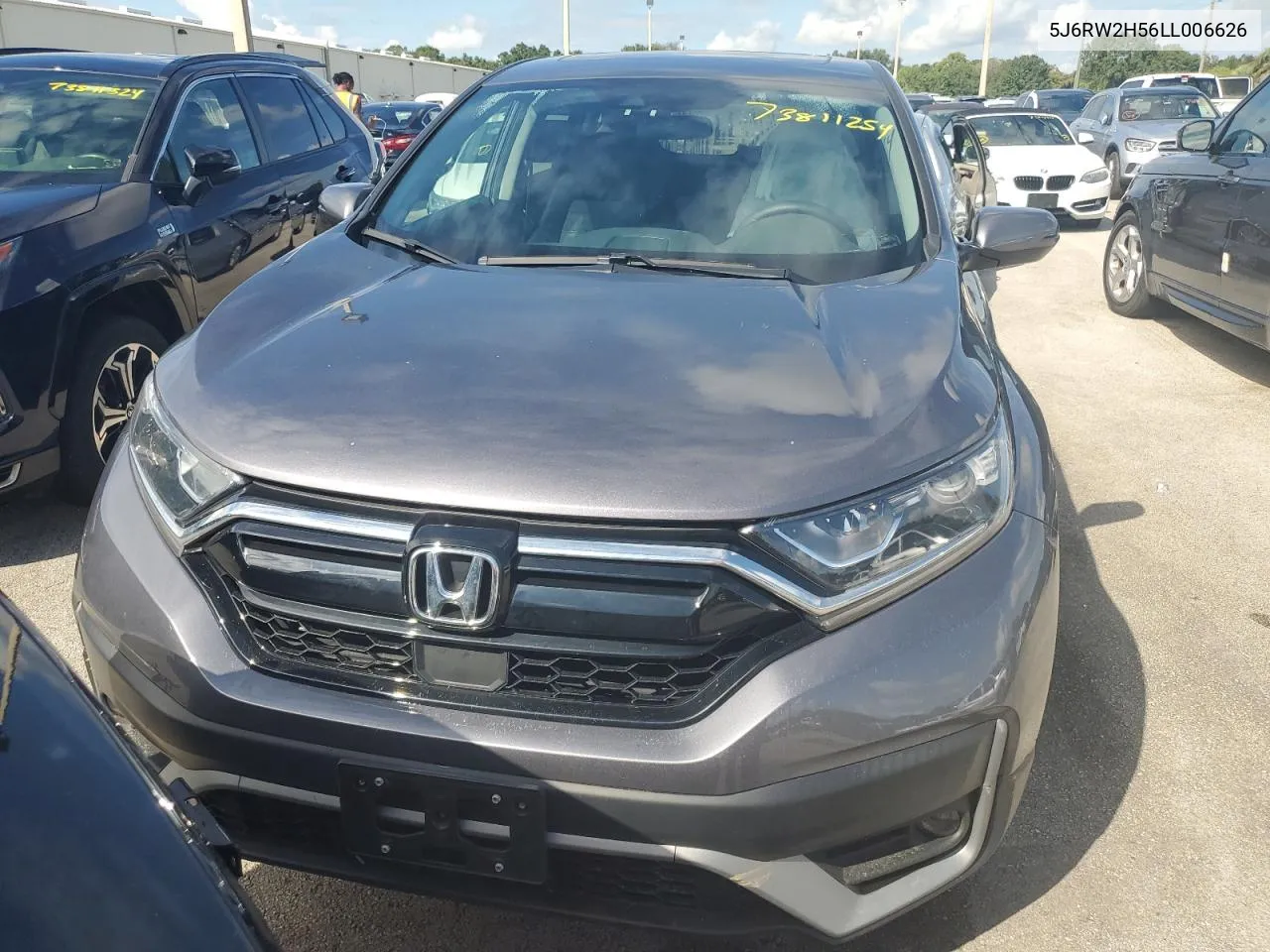 2020 Honda Cr-V Ex VIN: 5J6RW2H56LL006626 Lot: 73811254