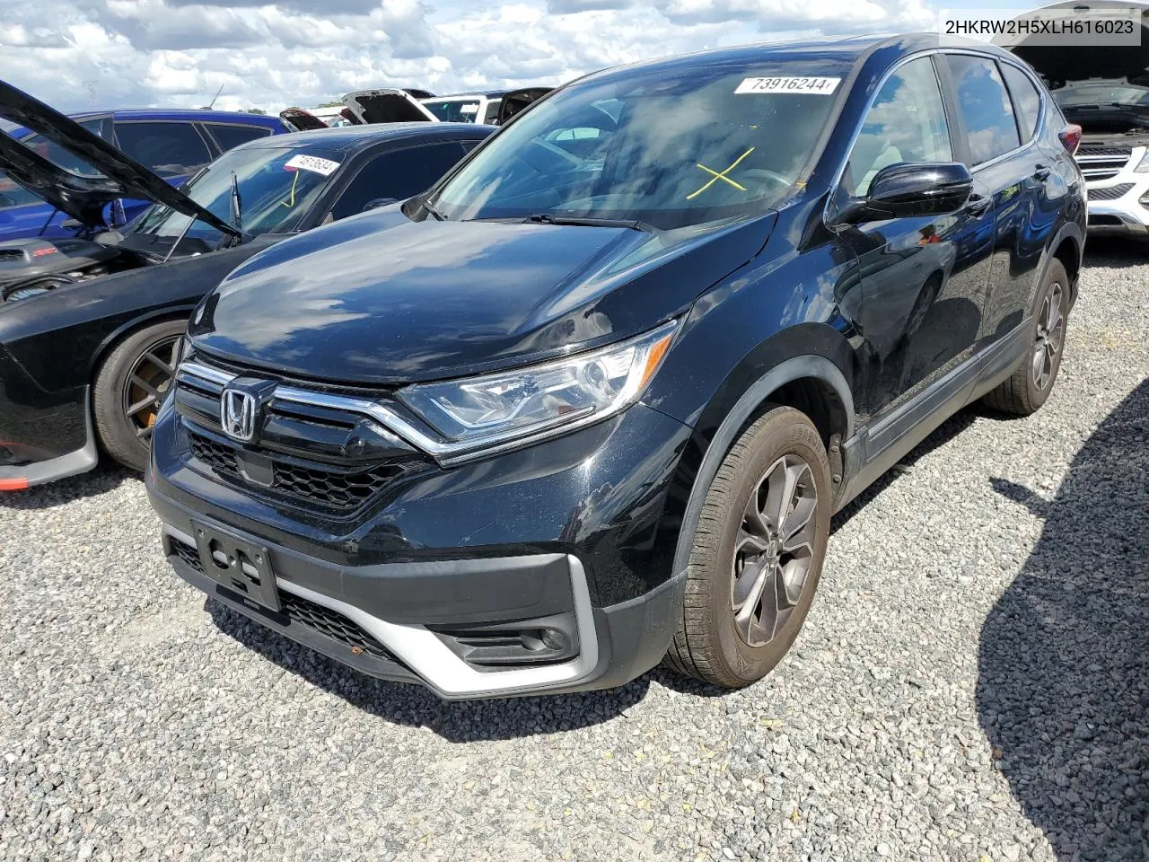 2020 Honda Cr-V Ex VIN: 2HKRW2H5XLH616023 Lot: 73916244