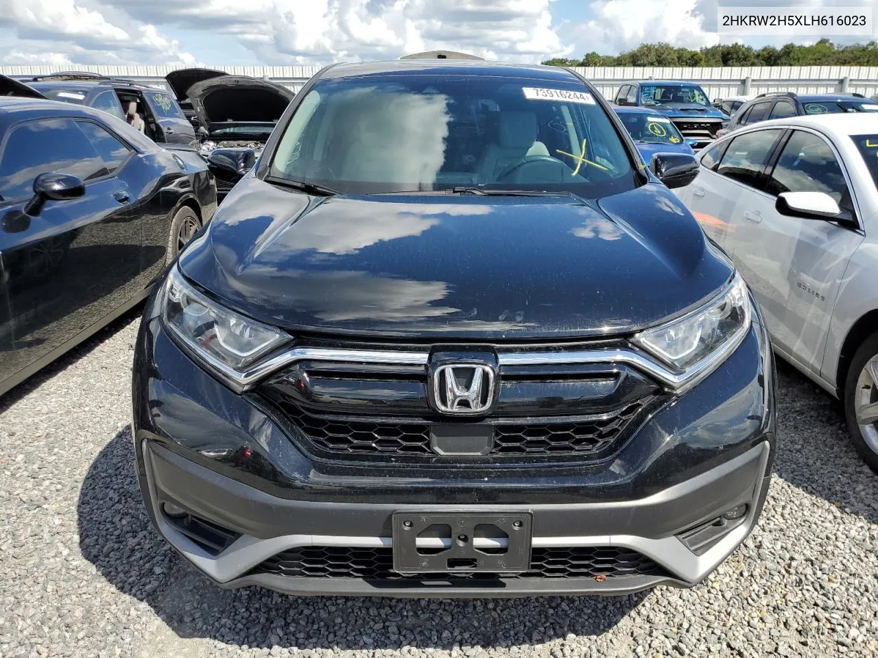 2020 Honda Cr-V Ex VIN: 2HKRW2H5XLH616023 Lot: 73916244