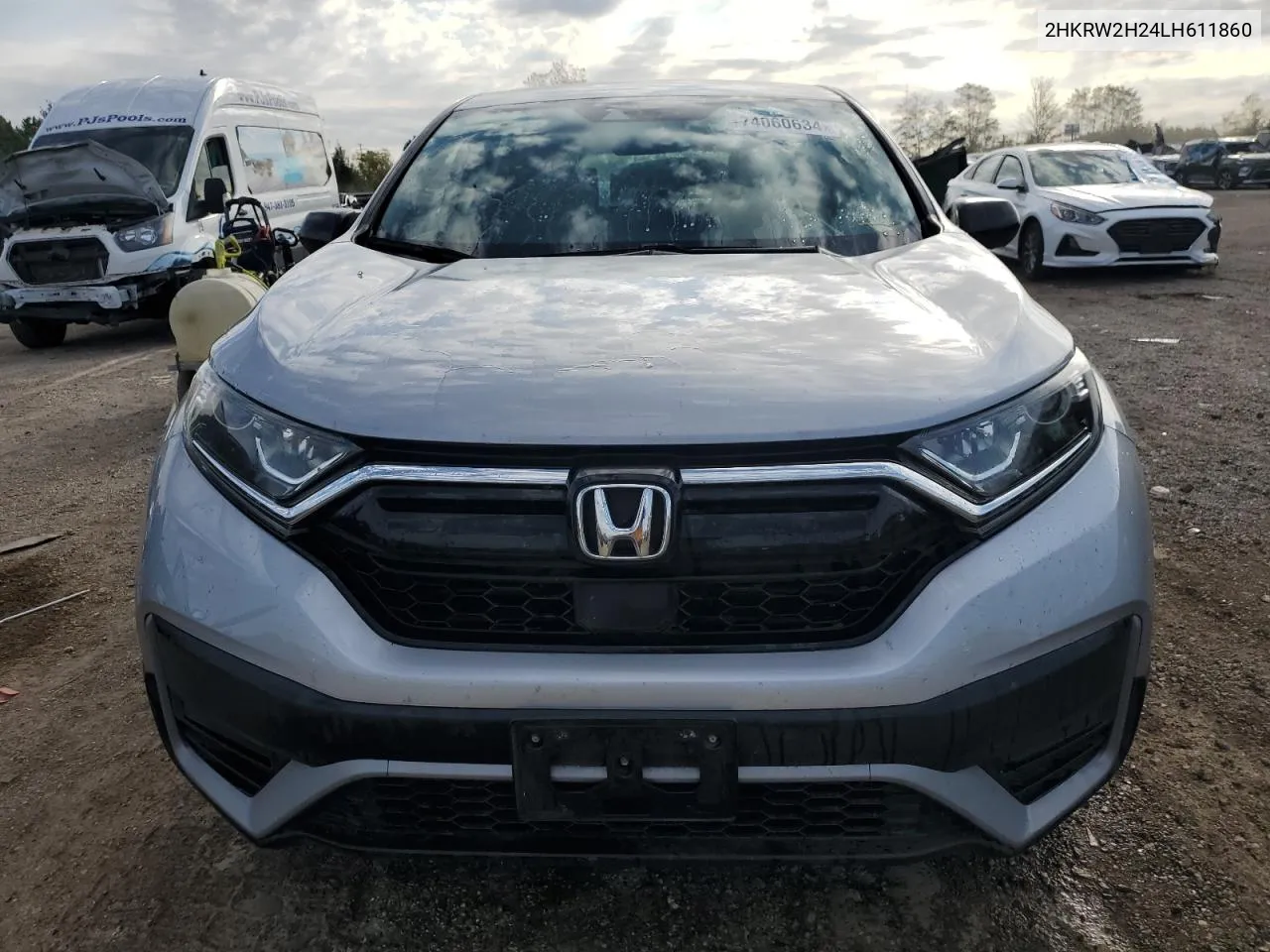 2020 Honda Cr-V Lx VIN: 2HKRW2H24LH611860 Lot: 74060634