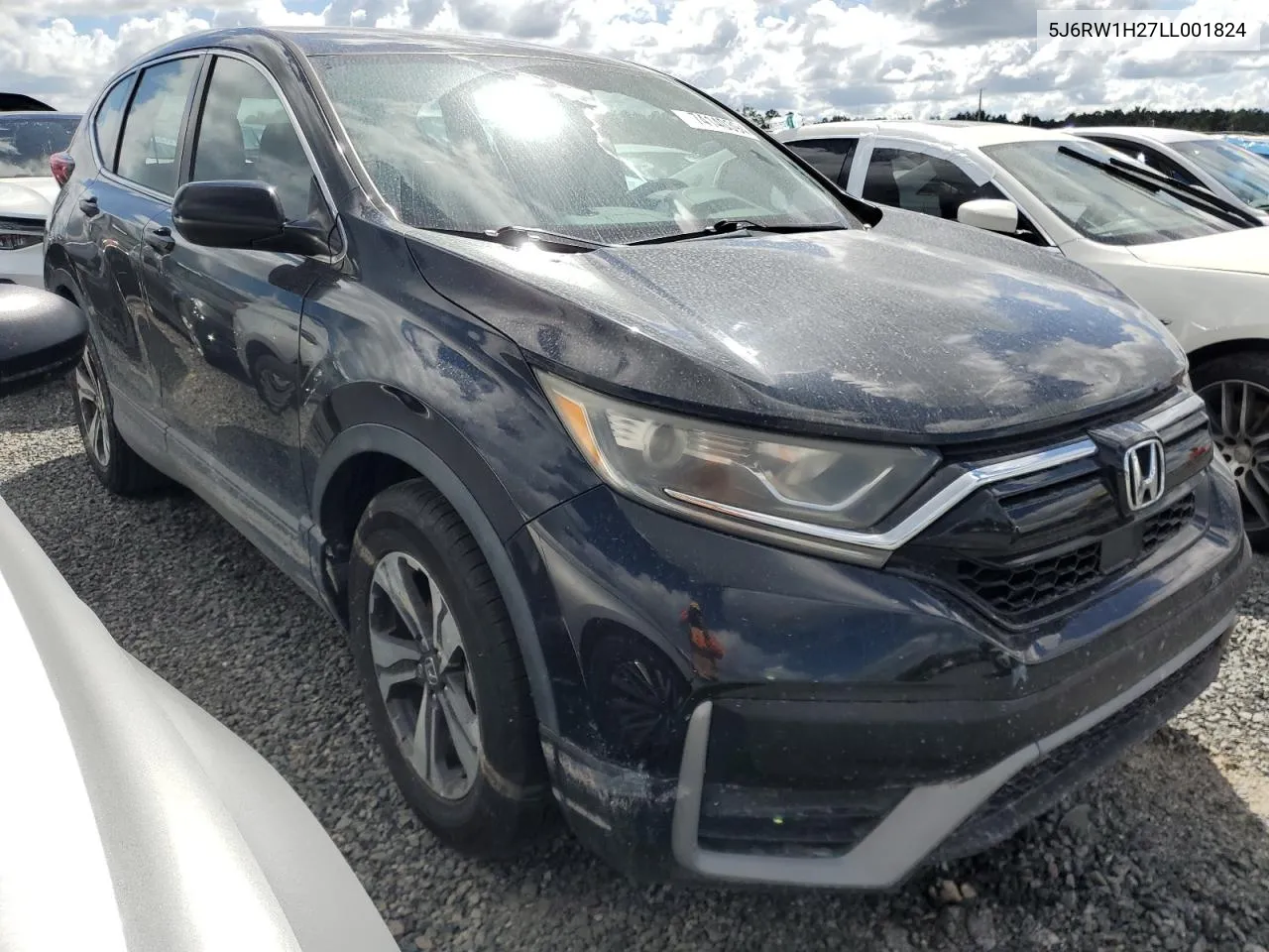 2020 Honda Cr-V Lx VIN: 5J6RW1H27LL001824 Lot: 74140394