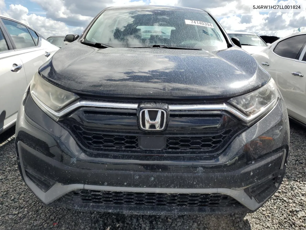 2020 Honda Cr-V Lx VIN: 5J6RW1H27LL001824 Lot: 74140394