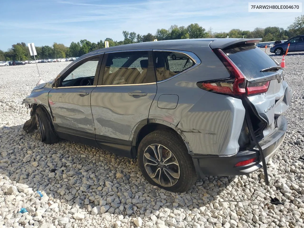 2020 Honda Cr-V Exl VIN: 7FARW2H80LE004670 Lot: 74162394