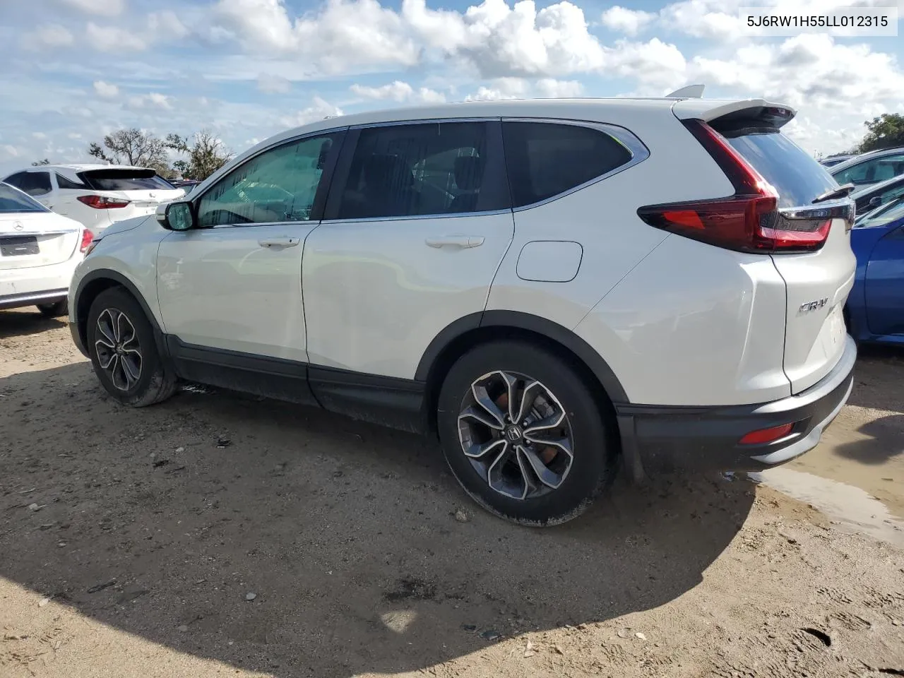 2020 Honda Cr-V Ex VIN: 5J6RW1H55LL012315 Lot: 74245014