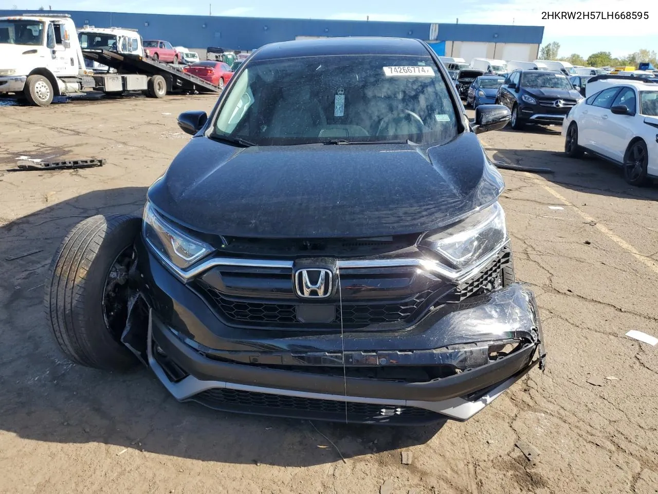 2020 Honda Cr-V Ex VIN: 2HKRW2H57LH668595 Lot: 74266774