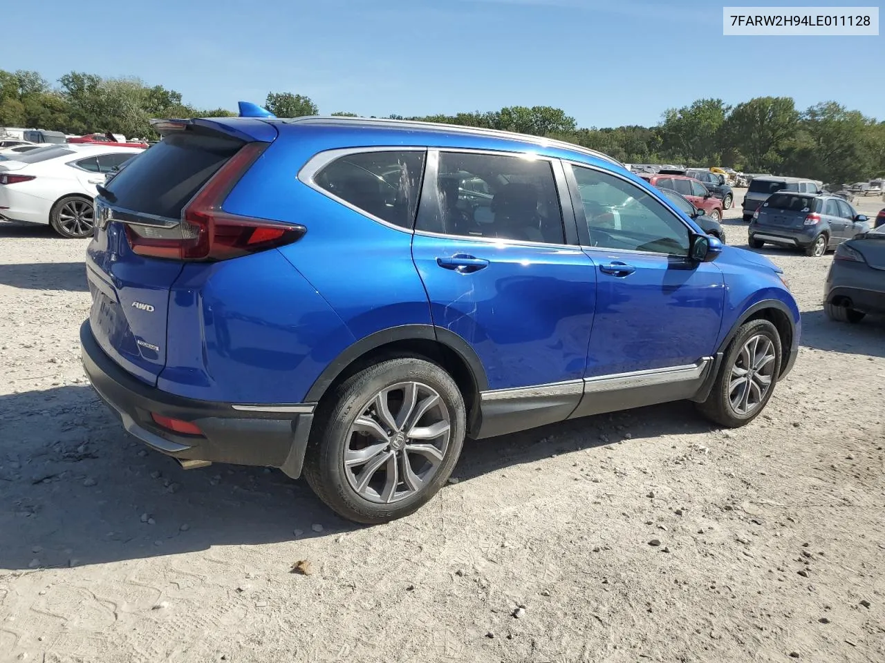 2020 Honda Cr-V Touring VIN: 7FARW2H94LE011128 Lot: 74269794