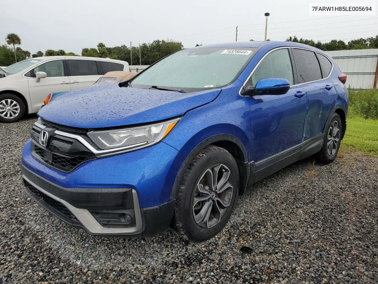 2020 Honda Cr-V Exl VIN: 7FARW1H85LE005694 Lot: 74328644