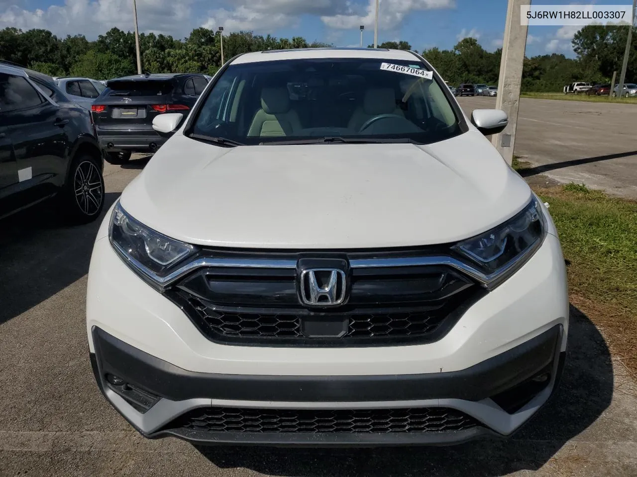 2020 Honda Cr-V Exl VIN: 5J6RW1H82LL003307 Lot: 74667064