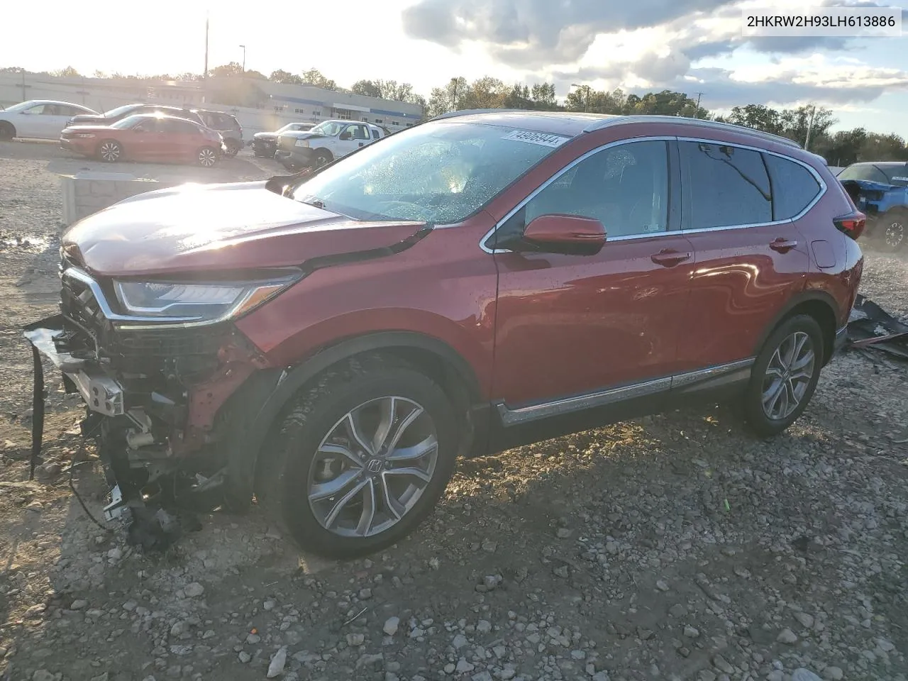 2020 Honda Cr-V Touring VIN: 2HKRW2H93LH613886 Lot: 74906944