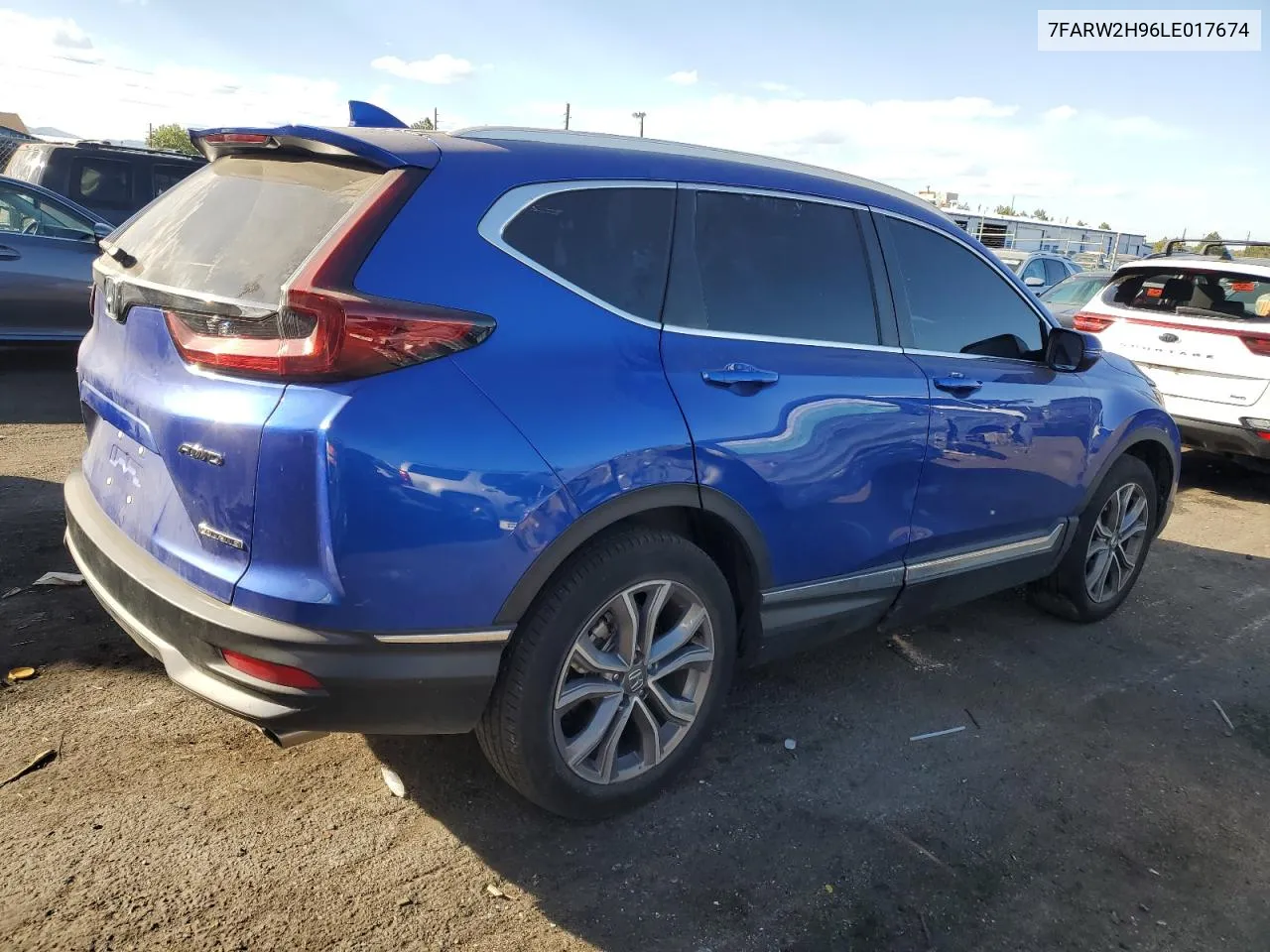 2020 Honda Cr-V Touring VIN: 7FARW2H96LE017674 Lot: 74922544